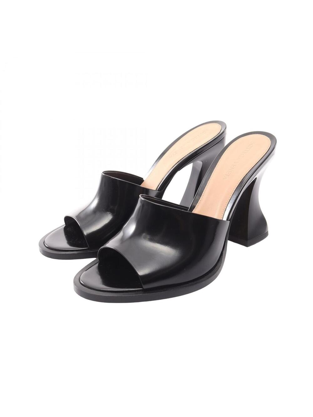 Bottega Veneta Cha Mule Heels Shoes #38 #339332B37B